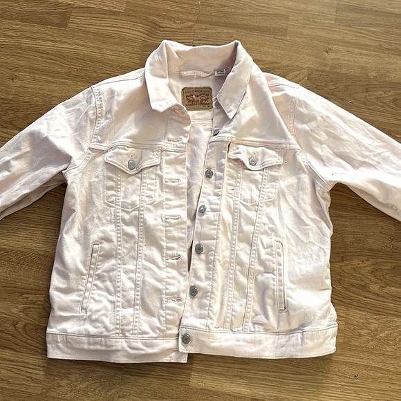 Levis plus size pink jean jacket - Picture 1 of 4